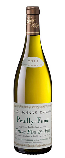 Gitton Pouilly-Fume Clos Joanne d'Orion 2014