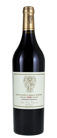 Kapcsandy Family Winery Cabernet Sauvignon, Grand Vin 2008